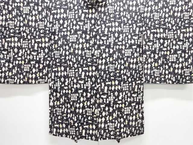 大正ロマン　抽象模様羽織